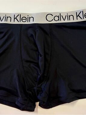🔥Calvin Klein  Boxer Briefs. Black with White Logo Waistband